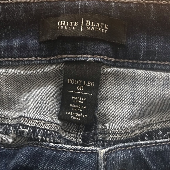 White House Black Market Boot Leg 6 R Jeans - Picture 5 of 8
